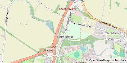 Map of Cambridge, Cambridgeshire