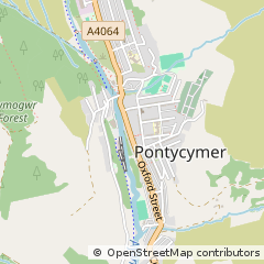 Map of Bridgend