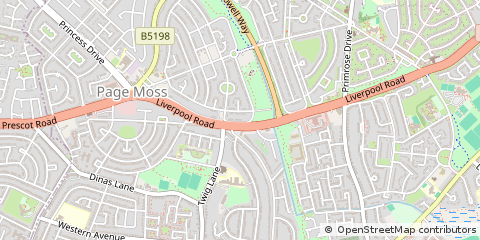 Map of Liverpool, Merseyside