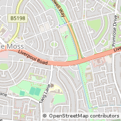 Map of Liverpool, Merseyside
