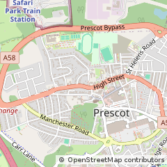 Map of Liverpool, Merseyside