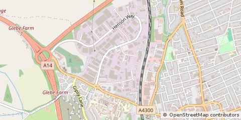Map of Kettering, Northants