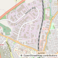Map of Kettering, Northants