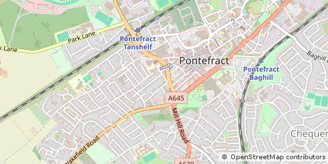 Map of Pontefract