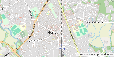Map of Horley