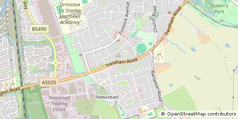 Map of Stoke-on-Trent