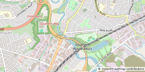 Map of Cardiff