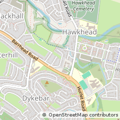 Map of Paisley, Renfrewshire