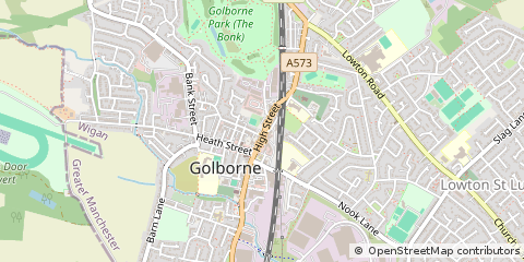 Map of Warrington