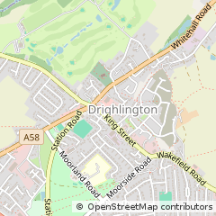 Map of Bradford, West Yorkshire