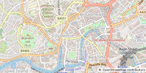 Map of Bristol