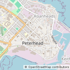 Map of Peterhead, Aberdeenshire
