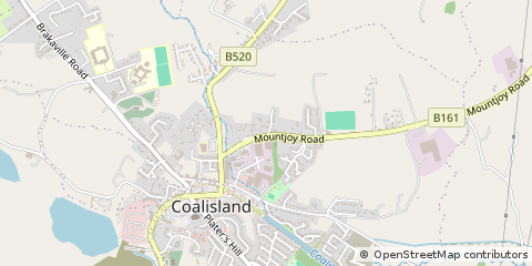 Map of Dungannon, County Tyrone