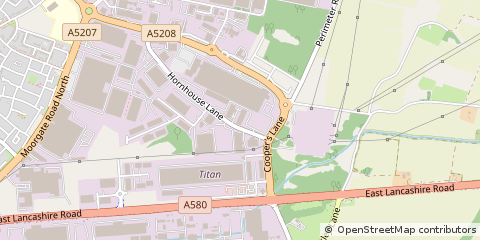 Map of Liverpool, Merseyside
