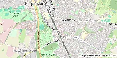 Map of Harpenden