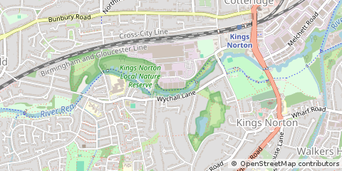 Map of Birmingham, West Midlands