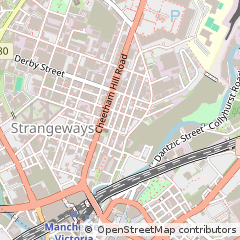 Map of Manchester