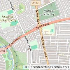 Map of Newcastle Upon Tyne