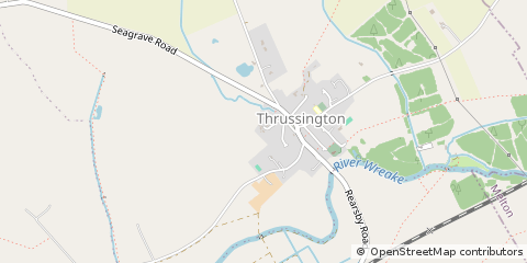 Map of Leicester, Leicestershire