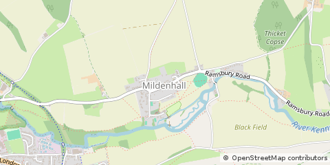 Map of Marlborough, Wiltshire
