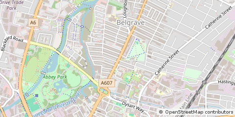 Map of Leicester