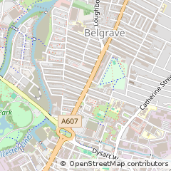 Map of Leicester