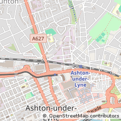 Map of Ashton-Under-Lyne