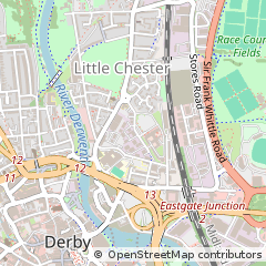 Map of Derby, Derbyshire