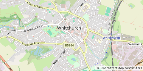 Map of Whitchurch