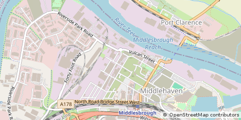 Map of Middlesbrough