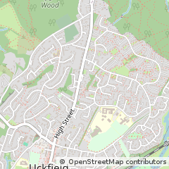 Map of East Sussex