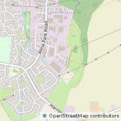 Map of Grantham, Lincolnshire