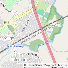 Map of Leicester