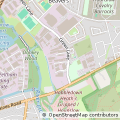 Map of Hounslow, Middlesex
