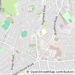 Map of Bradford, West Yorkshire
