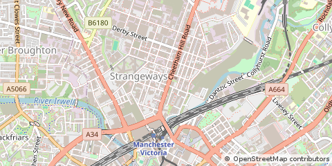 Map of Manchester