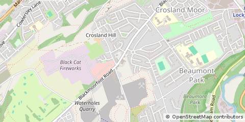 Map of Huddersfield