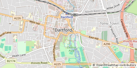 Map of Dartford
