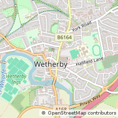Map of Wetherby, West Yorkshire