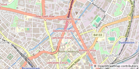 Map of Birmingham