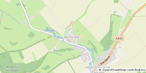 Map of Andover, Hampshire