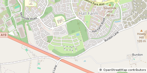 Map of Sunderland