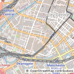 Map of Manchester