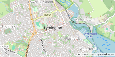 Map of Lymington