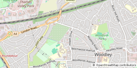 Map of Reading