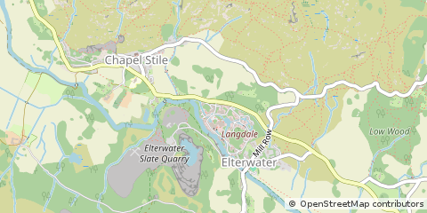 Map of Near Ambleside, Cumbria