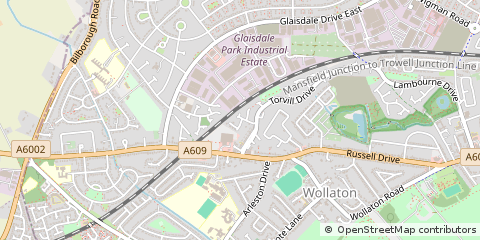 Map of Nottingham