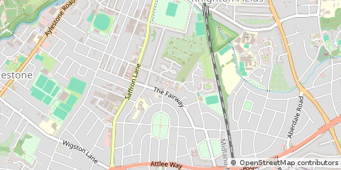 Map of Leicester