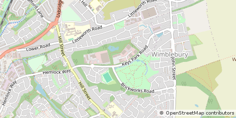 Map of Cannock, Staffordshire