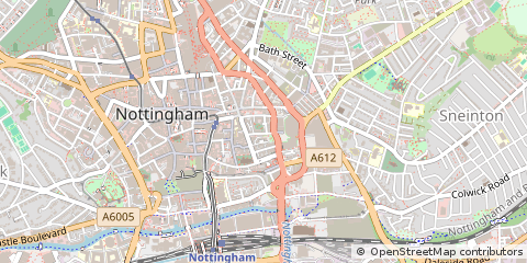 Map of Nottingham